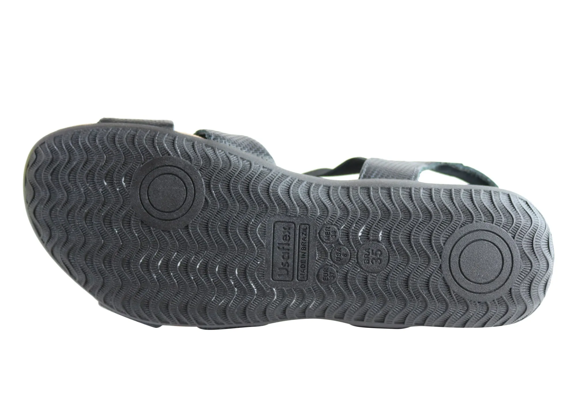Usaflex Ventura Damen Bequeme Gepolsterte Ledersandalen Hergestellt In Brasilien Usaflex Schuhe