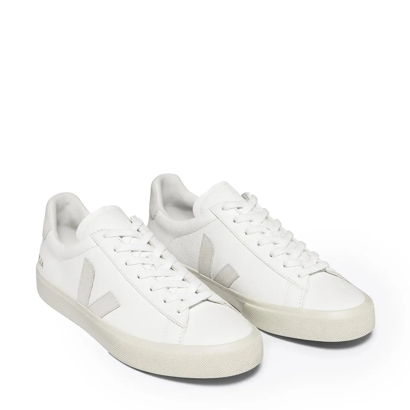 Veja Campo Leder Trainer Extra Weiß Natur