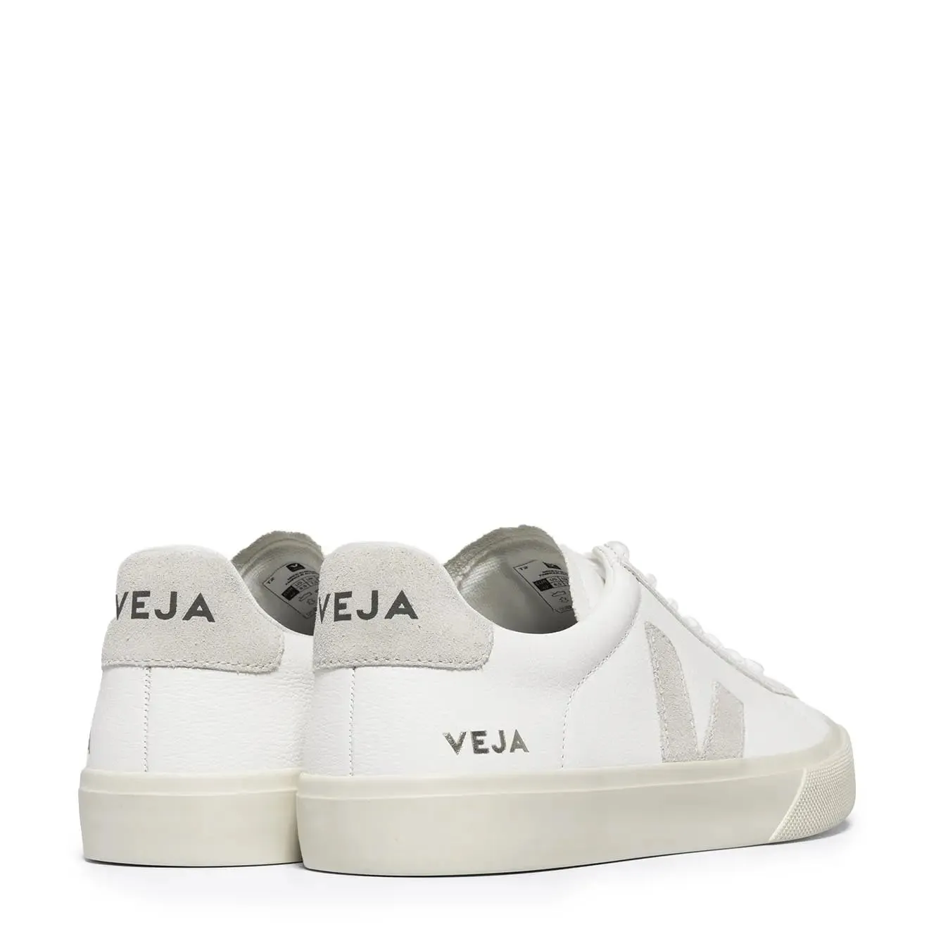 Veja Campo Leder Trainer Extra Weiß Natur