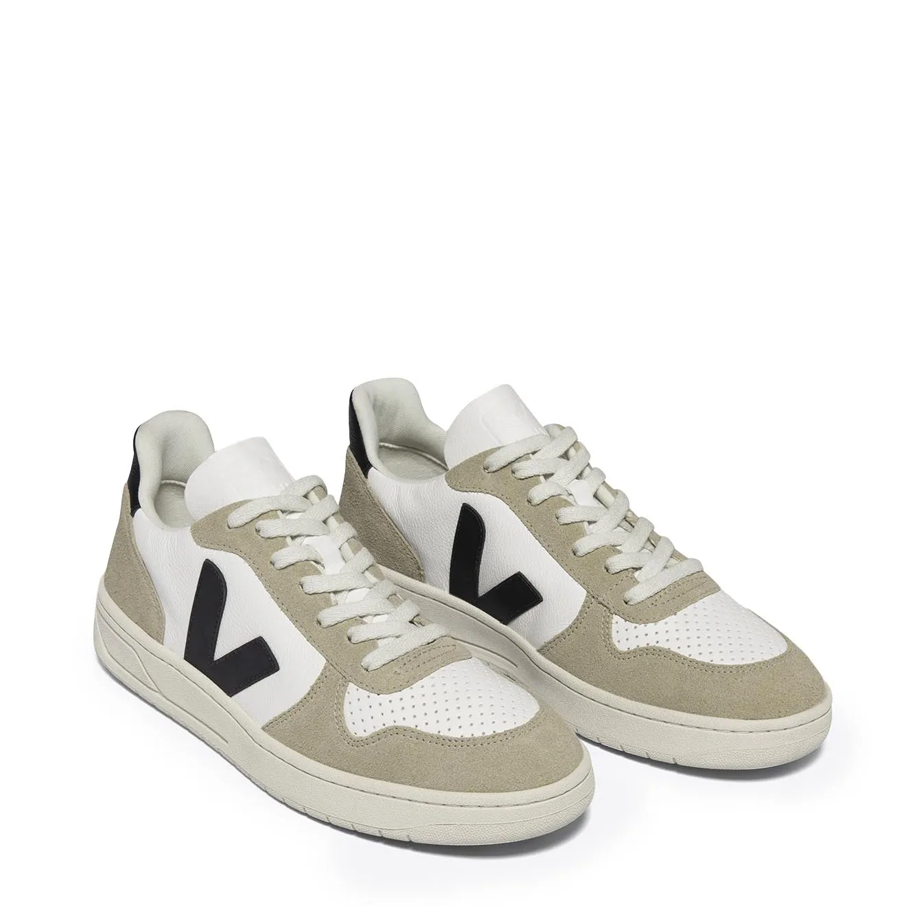 Veja V-10 Extra Weiß Schwarz Sahara Trainer