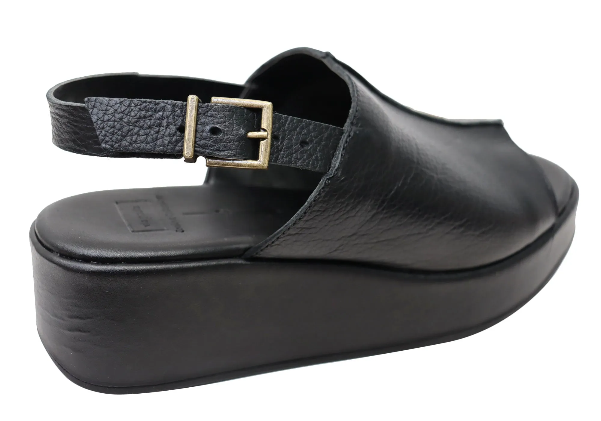 Via Paula Charlene Damen Brasilianische Komfort Leder Plateau Sandalen Via Paula Schuhe