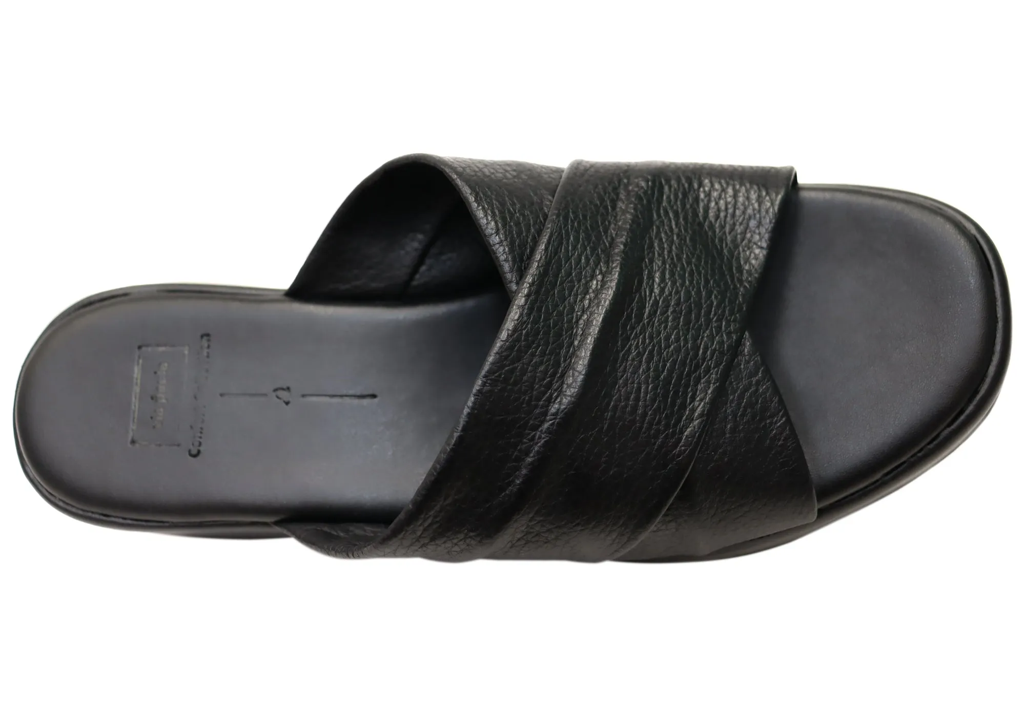 Via Paula Ginza Damen Brazilian Leder Plateau Slides Sandalen Via Paula Schuhe