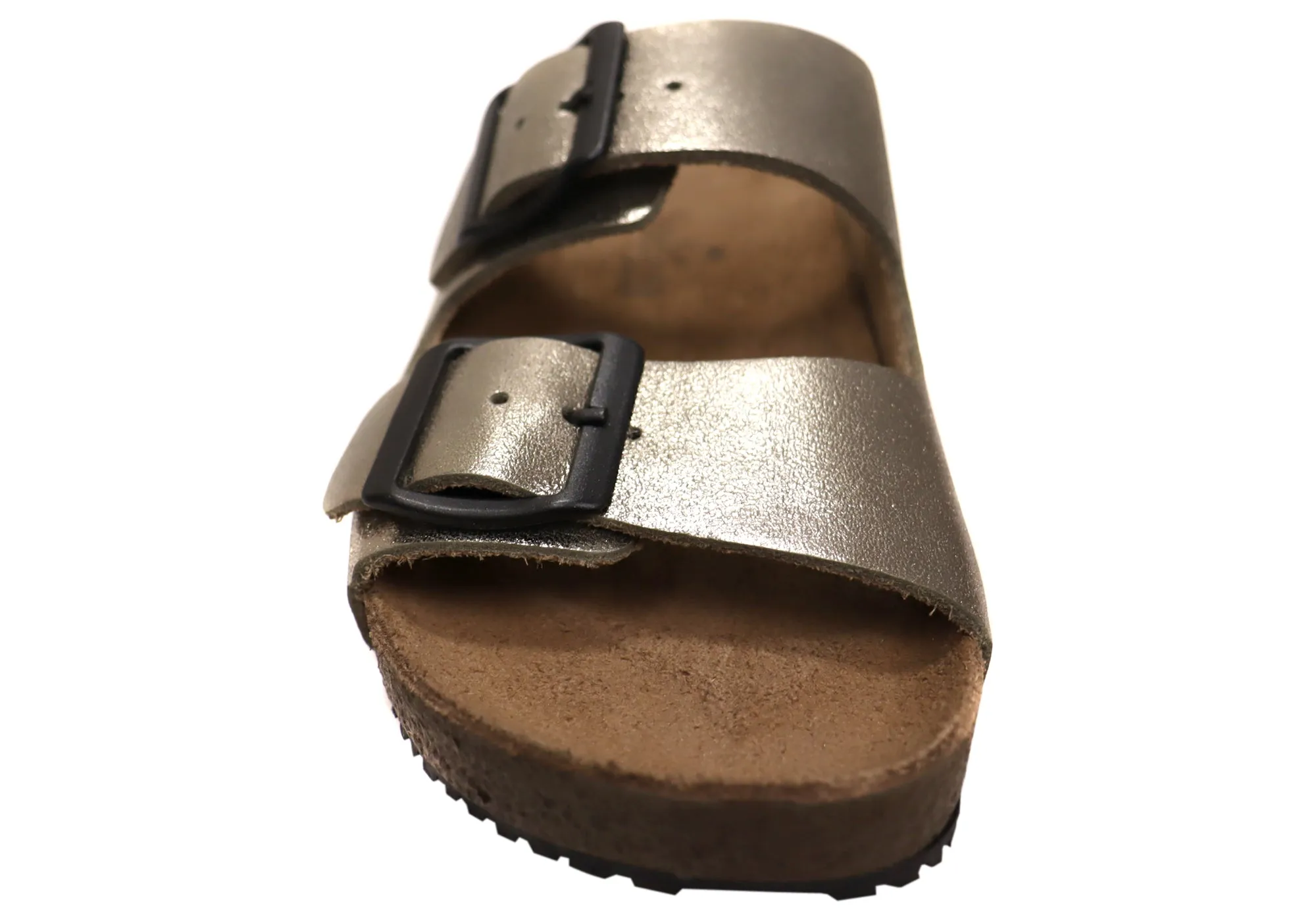Via Paula Hilda Damen Leder Bequemlichkeit Slides Sandalen Hergestellt in Brasilien Via Paula Schuhe