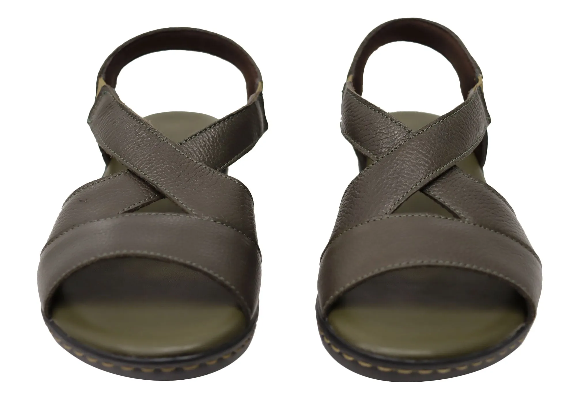 Via Paula Mimosa Damen Brasilianische Bequeme Ledersandalen Via Paula Schuhe
