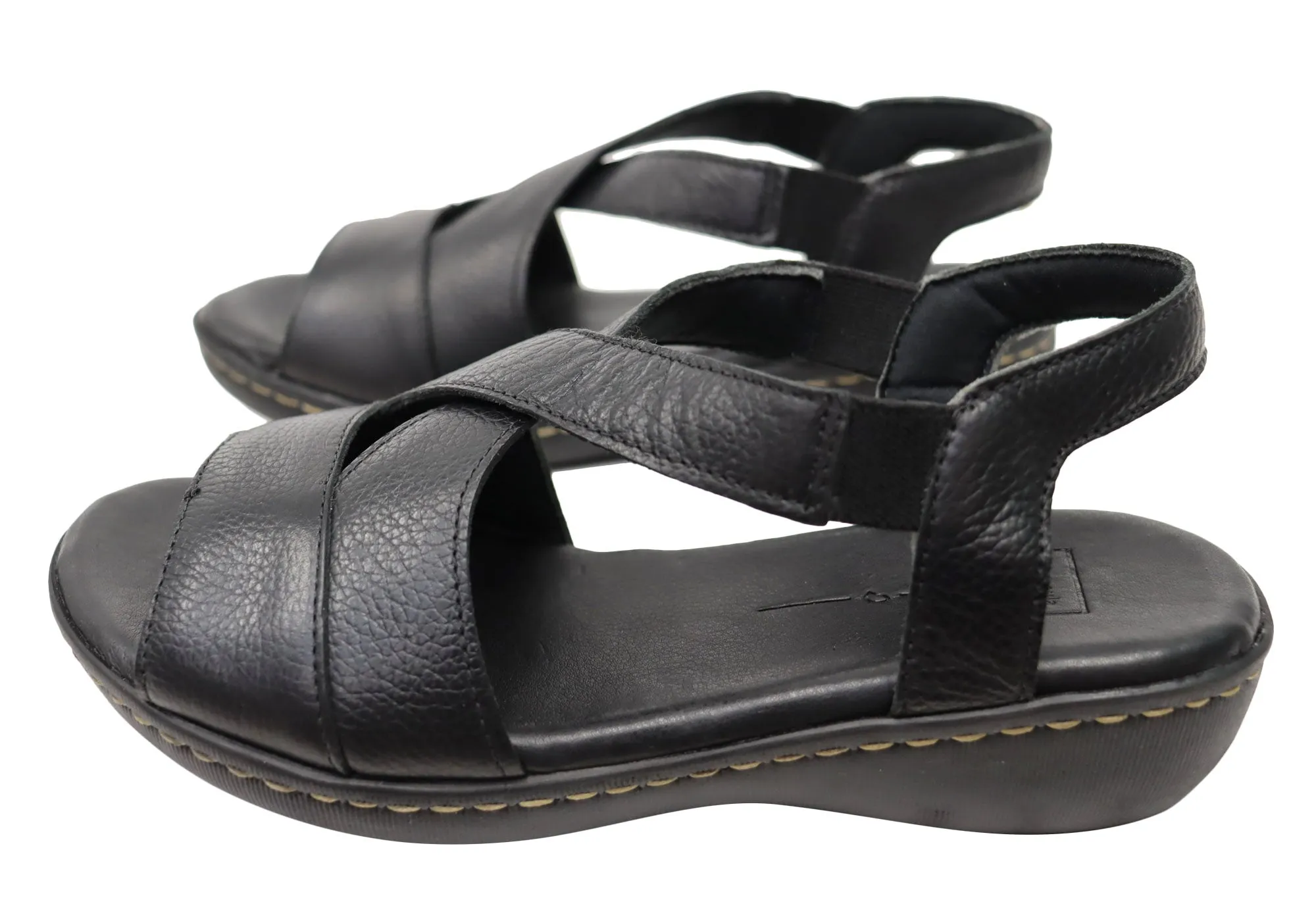 Via Paula Mimosa Damen Brasilianische Bequeme Ledersandalen Via Paula Schuhe
