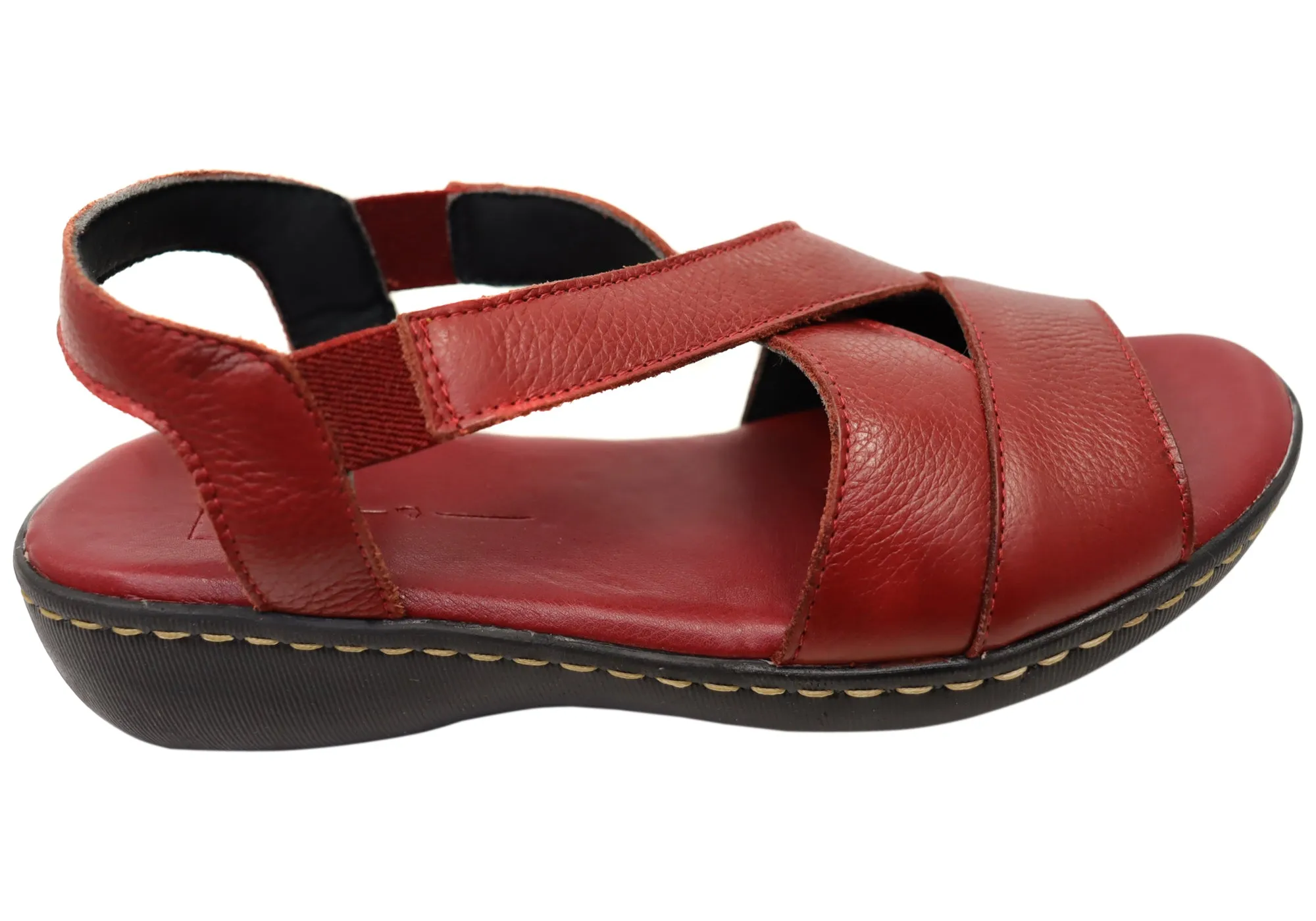 Via Paula Mimosa Damen Brasilianische Bequeme Ledersandalen Via Paula Schuhe