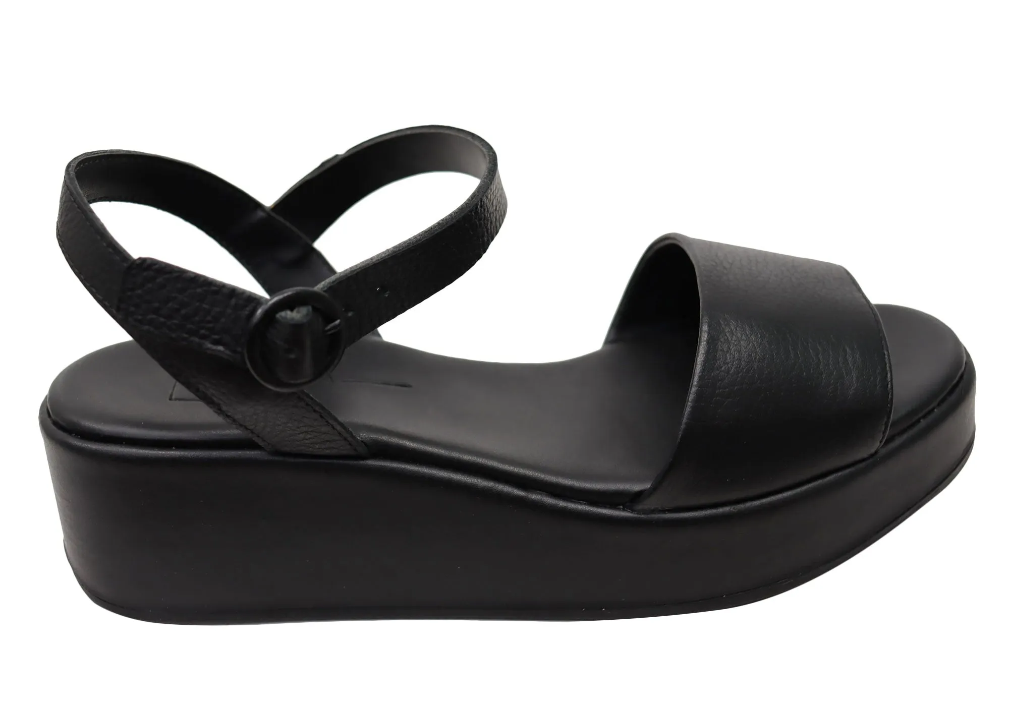 Via Paula Silvia Damen Brasilianische Komfort Leder Plateau Sandalen Via Paula Schuhe