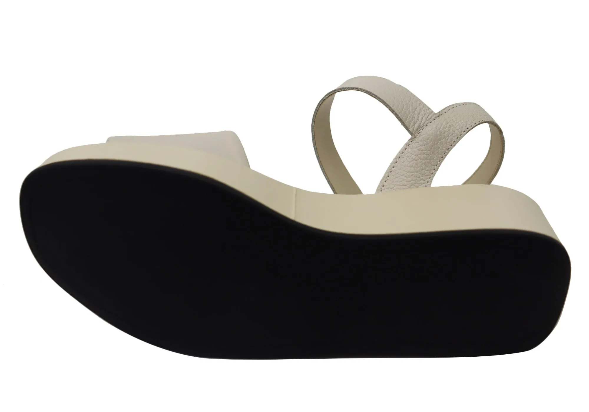Via Paula Silvia Damen Brasilianische Komfort Leder Plateau Sandalen Via Paula Schuhe