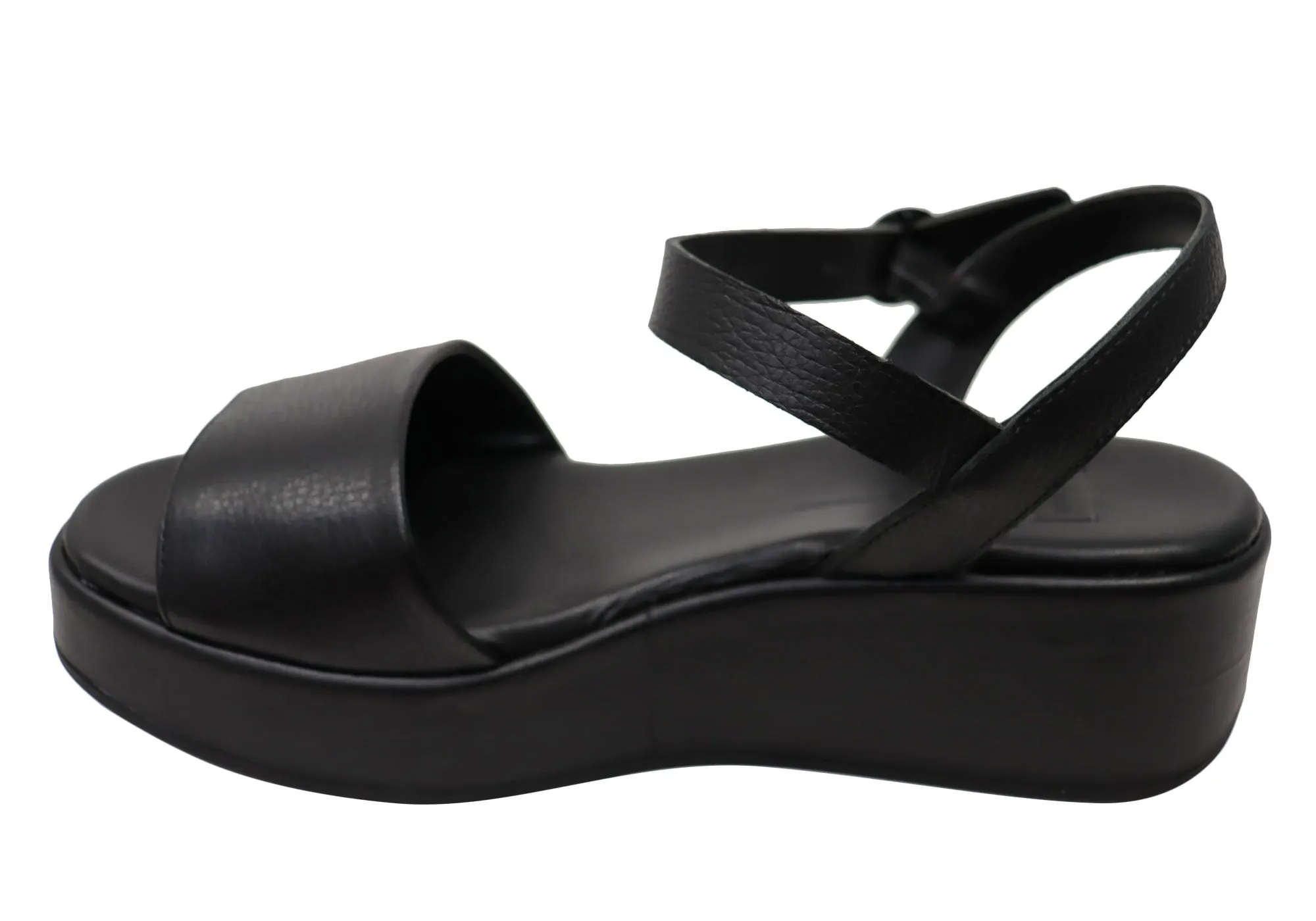 Via Paula Silvia Damen Brasilianische Komfort Leder Plateau Sandalen Via Paula Schuhe