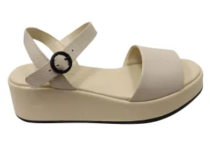 Via Paula Silvia Damen Brasilianische Komfort Leder Plateau Sandalen Via Paula Schuhe