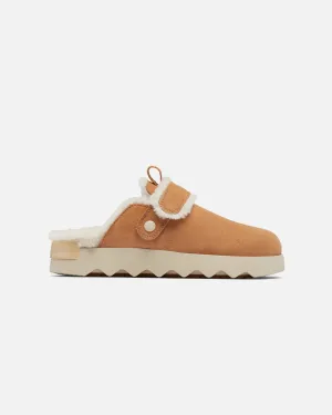 Viibe Clog Wildleder Gemütliche Schuhe in Tawny Buff & Natur
