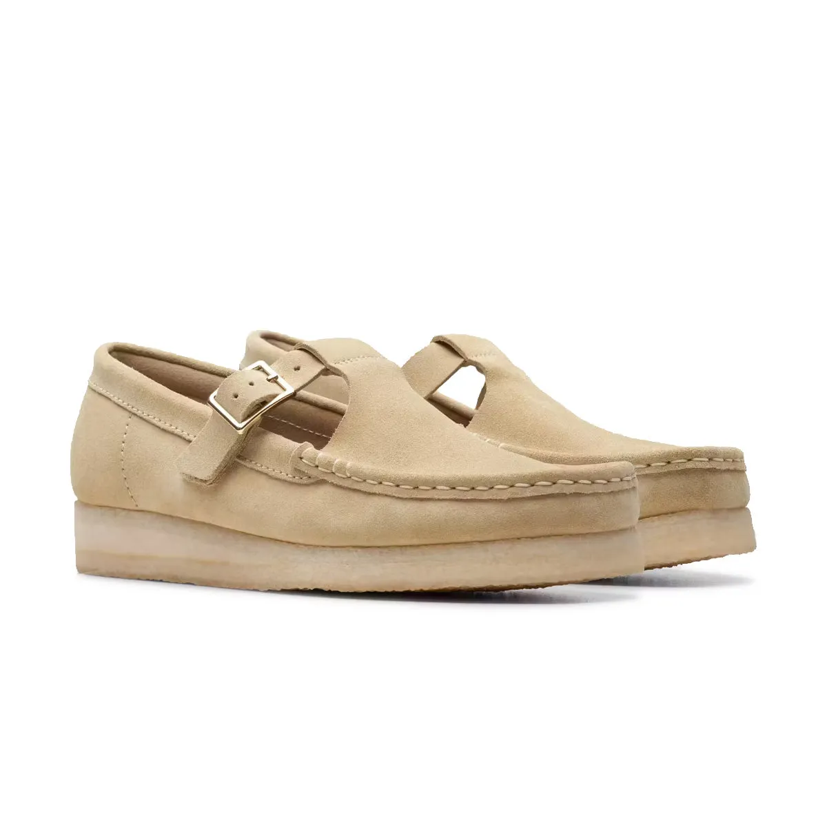 Wallabee T Bar 'Ahorn Wildleder'