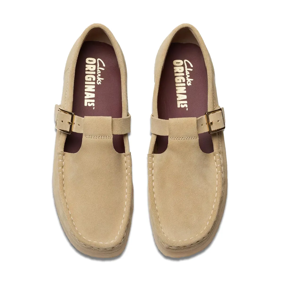 Wallabee T Bar 'Ahorn Wildleder'