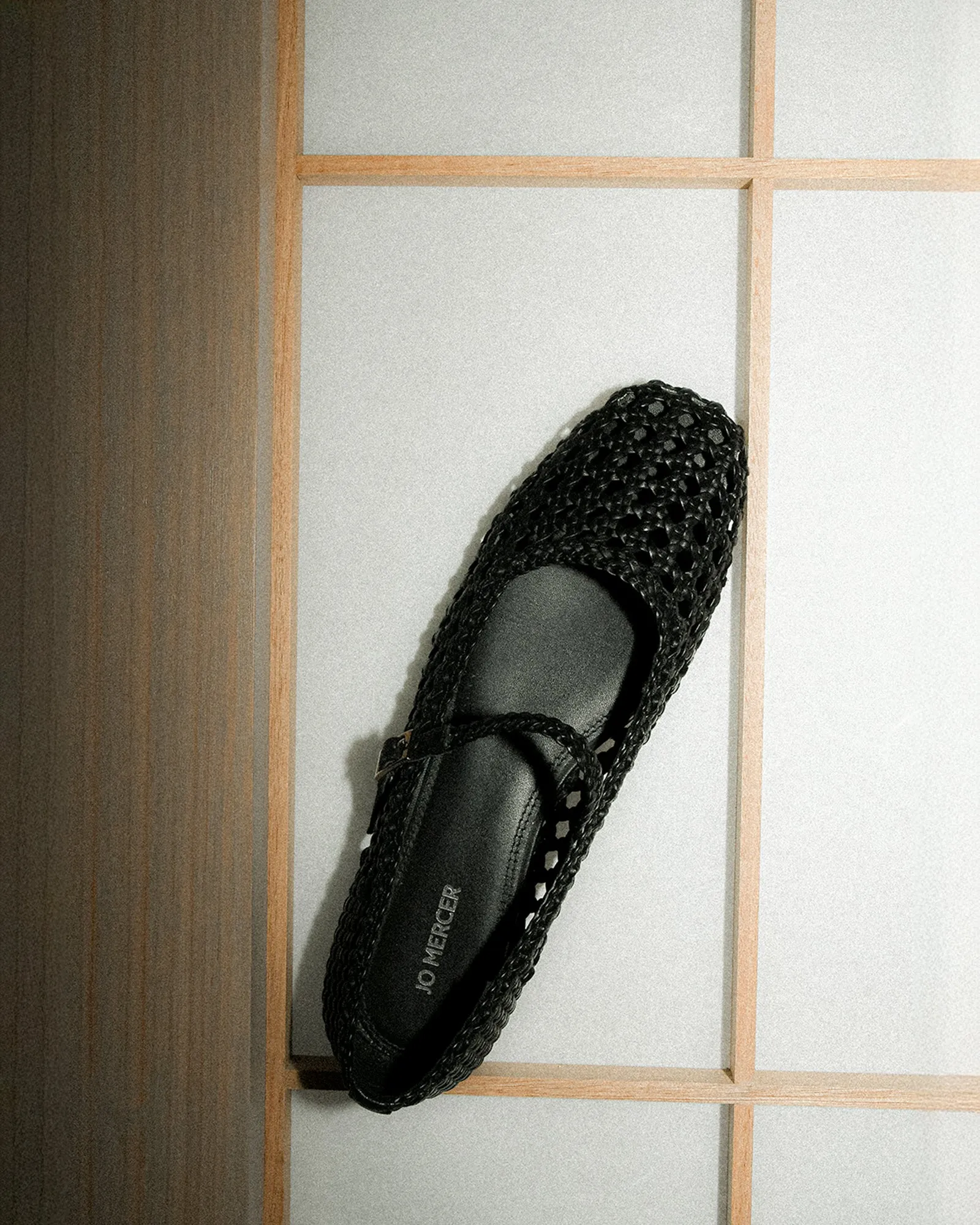 WILLIS CASUAL FLATS SCHWARZES LEDER