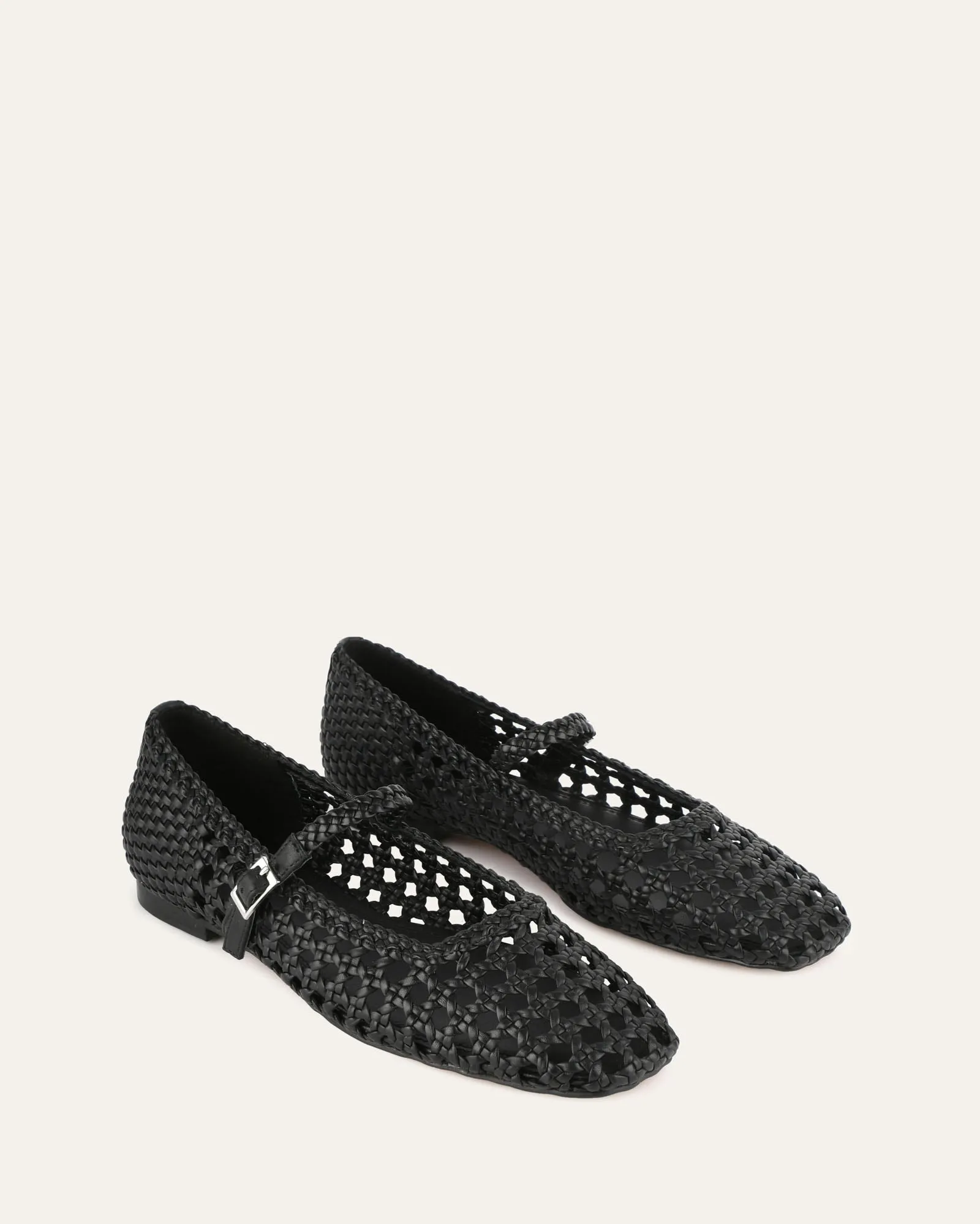 WILLIS CASUAL FLATS SCHWARZES LEDER