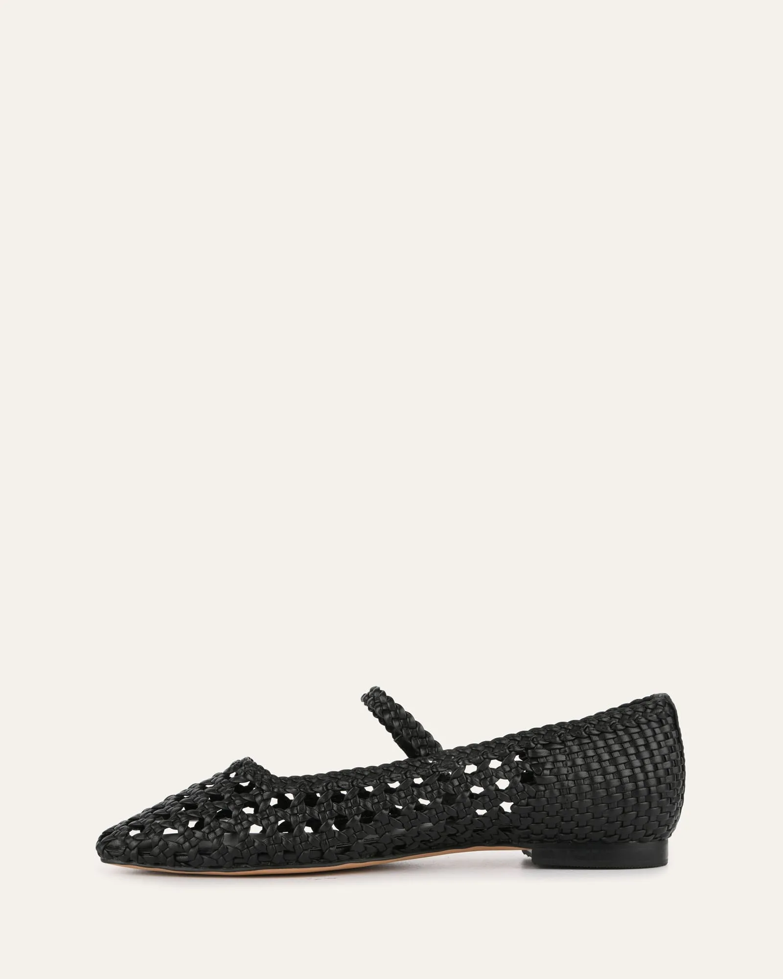 WILLIS CASUAL FLATS SCHWARZES LEDER