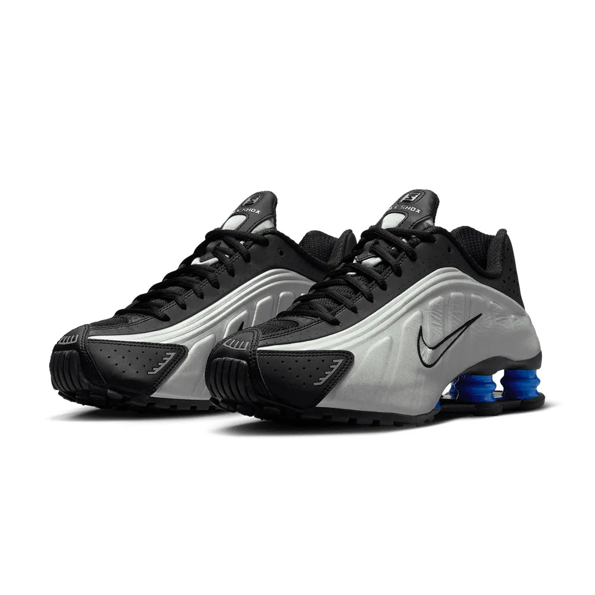 Wmns Shox R4 'Metallisches Silber Schwarz Rennblau'