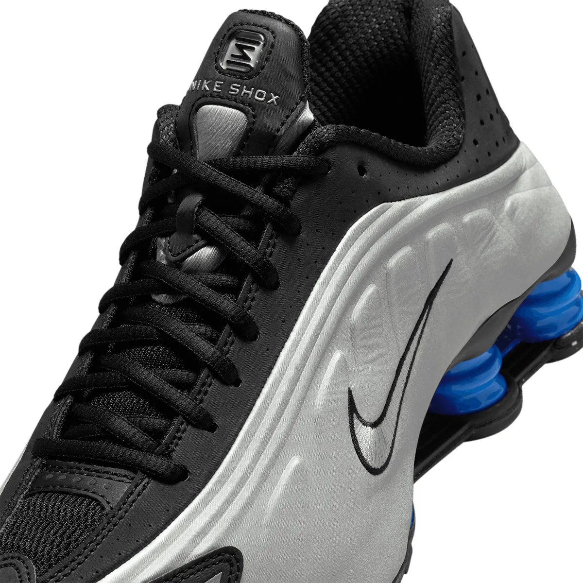 Wmns Shox R4 'Metallisches Silber Schwarz Rennblau'