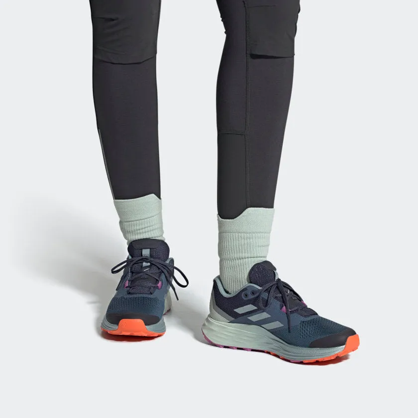 Damens adidas Terrex Two Flow Trail Running Schuhe Hey Dude Schuhe
