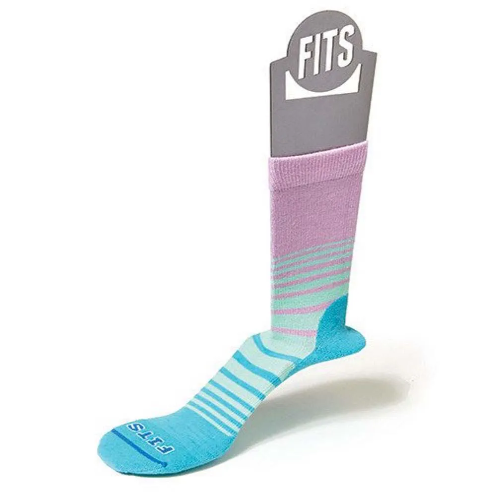 Damen Casual Color Block Streifen Crew Socken