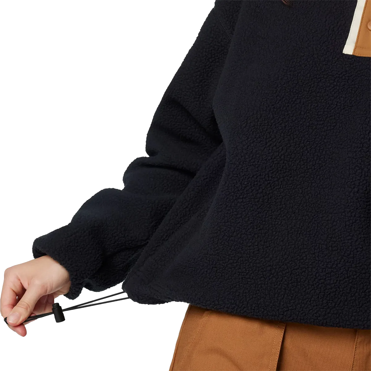Damens Helvetia II Cropped 1/2 Snap Pullover Asics Schuhe